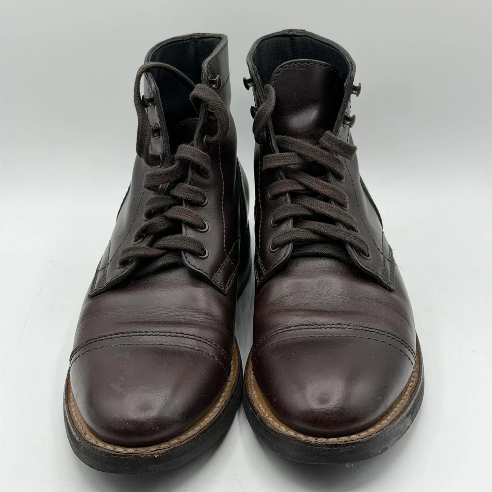 Thursday Boot Company Mens 7 Captain Brown Cap Toe Leather‎ Casual Lace-Up Shoes